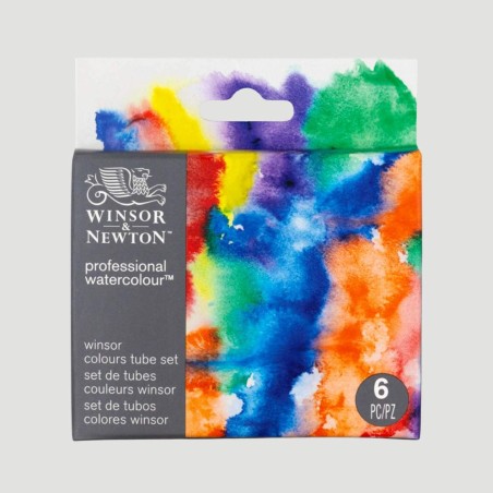 Winsor&Newton Set Winsor Professional Watercolour Winsor&Newton, 6 colori Winsor in tubetti da 5ml