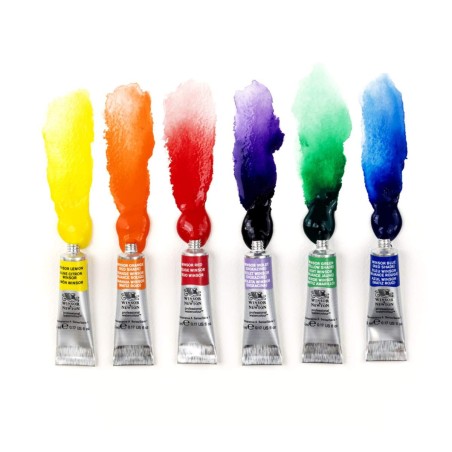 Winsor&Newton Set Winsor Professional Watercolour Winsor&Newton, 6 colori Winsor in tubetti da 5ml