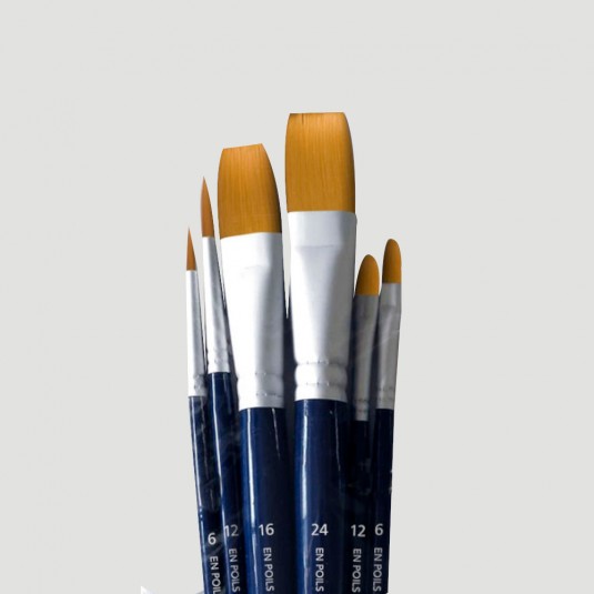 Set di 24 pennelli per pittura arte per olio, acrilico colori ad