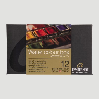 Colori ad Acquerello Extrafine Rembrandt - Set 12 mezzi godet