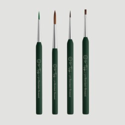 Set Pennelli Pittura Acrilica - 25 Pennelli Professionali Sintetici per  Pittura Acrilico, Ad Olio, a Guazzo con borsa di tela e spatole per pittura