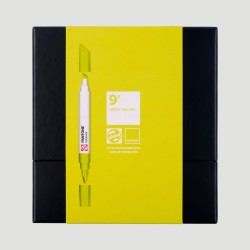 Set Marker Pantone Royal Talens, 9 tonalità verde giallo - MomArte