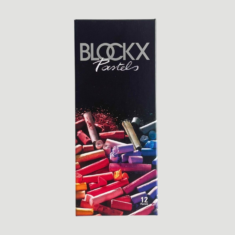 Set Pastelli Secchi Blockx, 12 colori scuri