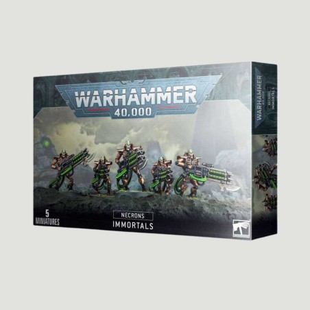 Necrons: Immortali, Confezione Warhammer 40000