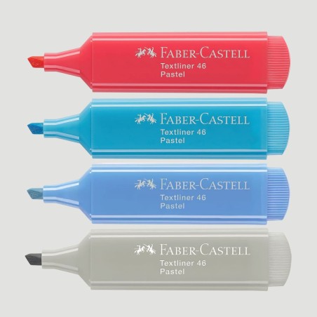 Evidenziatore Textiliner Faber-Castell, Colori Pastello