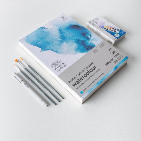 MomArte Kit Acquerelli Cotman Winsor&Newton, per Iniziare a Dipingere