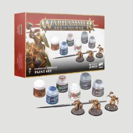 Warhammer Stormcast Eternals Paint Set, Confezione Warhammer Age of Sigmar